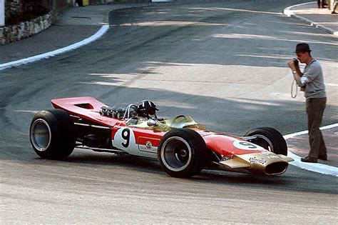 f1 1968. XXVI Grand Prix Automobile de Monaco. Monaco. Graham Hill in the Lotus 49B. The ...