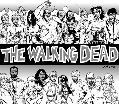 The walking dead - TV shows Adult Coloring Pages