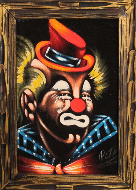 Crying Clown Painting at PaintingValley.com | Explore collection of ...