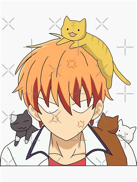 "Kyo Sohma" Sticker for Sale by itskisaa | Redbubble