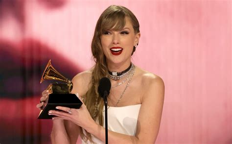 2024 GRAMMYs: Taylor Swift Makes GRAMMY History With Fourth Album Of The Year Win For 'Midnights ...