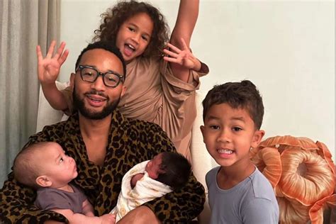 John Legend Shares First Photo with All Four Kids After Welcoming Baby Boy