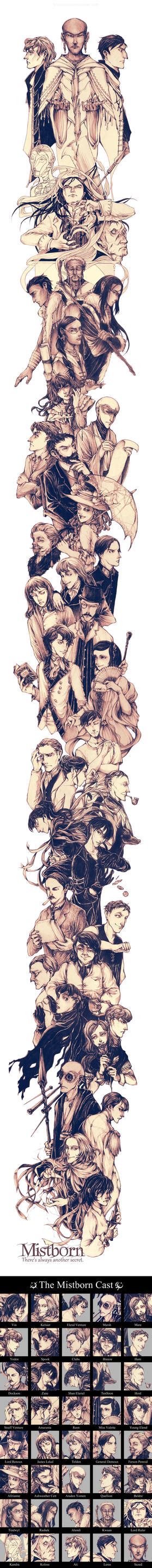 The Mistborn Cast by BotanicaXu on DeviantArt