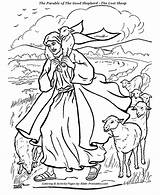 The Parable Of Good Shepherd Coloring Pages 2  Parables sketch template