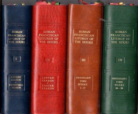 + ROMAN FRANCISCAN LITURGY of the HOURS - 4 VOLUMES Catholic Divine Office | #1781747004