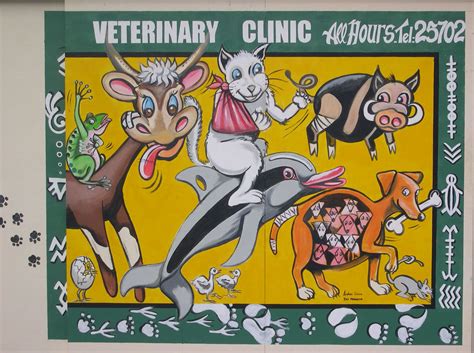 Veterinary Clinic Sign | Saw this wonderful mural on the wal… | Flickr