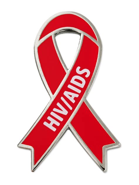 Awareness Ribbon Pin - HIV/AIDS | PinMart