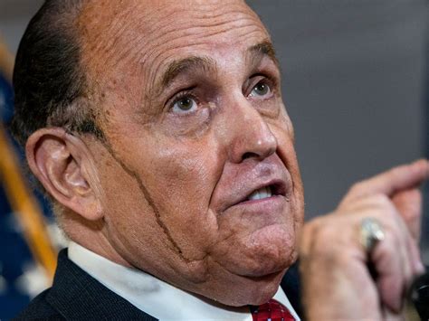 Rudy Giuliani’s hair malfunction is a lesson in vanity | The Independent