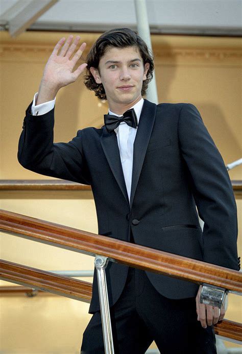 Prince Nikolai of Denmark attends his 18th birthday celebration at royal ship Dannebrog on ...