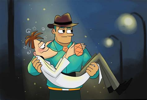 Heinz Doofenshmirtz and Agent P (human) by greensky222 on DeviantArt