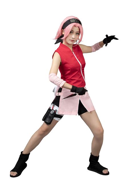 Buy CosFantasy Anime Shippuden Sakura Cosplay Costume mp000132 Online ...