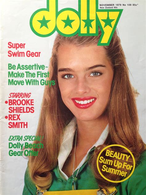 Brooke Shields covers Dolly, November 1979. Fashion Magazine Cover, Cool Magazine, Magazine ...