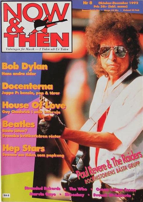 Now & Then Magazine, Bob Dylan front cover