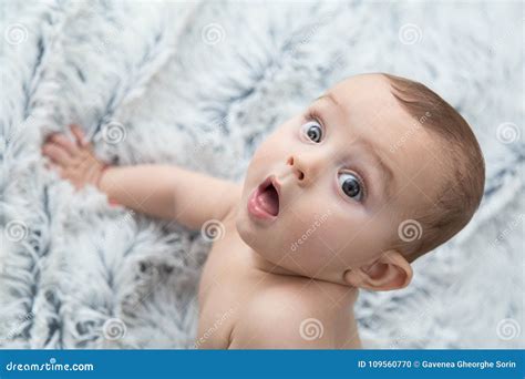 A Great Baby with the Smile on Her Lips Stock Photo - Image of darling, country: 109560770