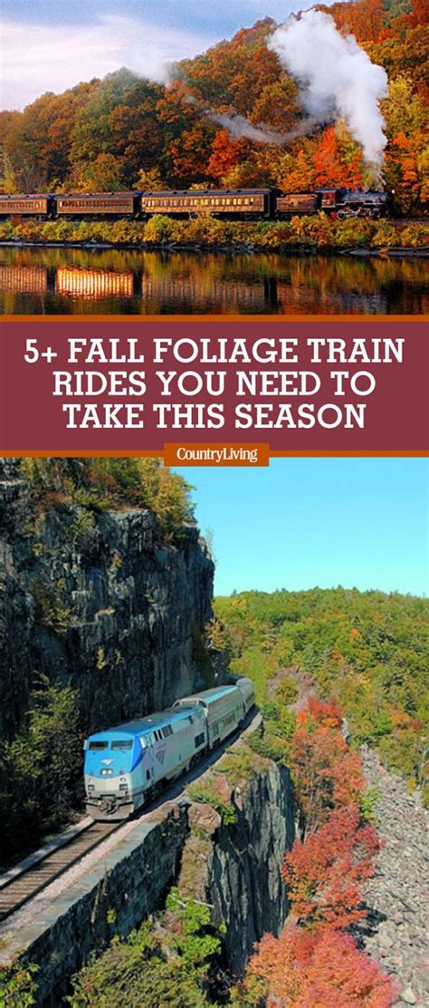 8 Best Fall Foliage Train Rides - Fall Leaf Peeping Train Tours