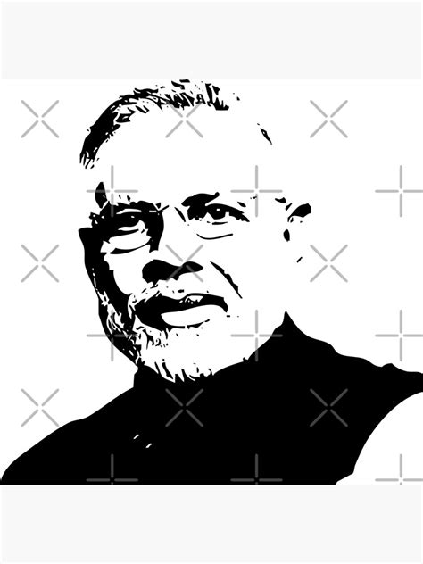 "Narendra Modi Vector Graphic" Poster for Sale by IndianTshirts | Redbubble
