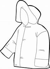 Winter Coat Coloring Page Sketch sketch template