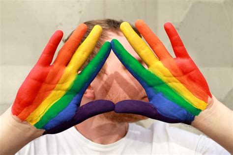 LGBT rainbow hands — Stock Photo © StasEnso #64862621