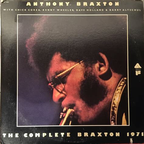 RPM OOP: Anthony Braxton ‎– The Complete Braxton 1971