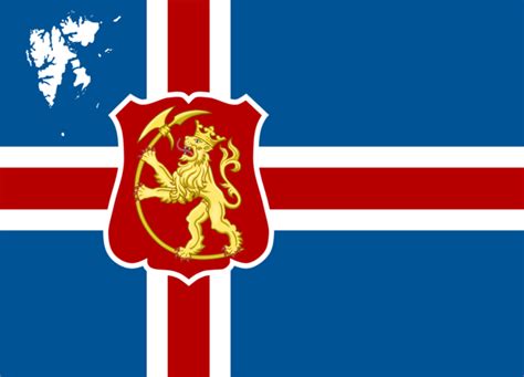 Flag of the Fictional 'Union of Svalbard' | Flag art, Flag, Flag design