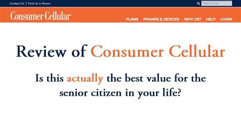 Consumer Cellular or Best Cellular™, Best Cell Phone Plan For Seniors?