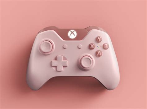 PLAY PROJECT - XBOX PINK CONTROLLER | Video game room design, Pink ...