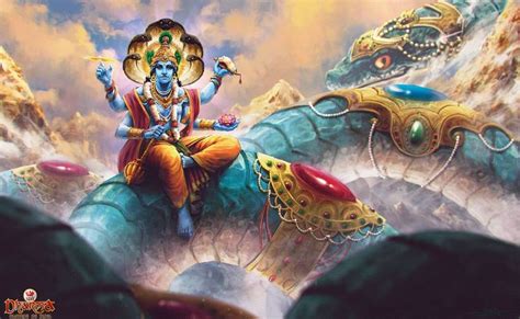 Vishnu by Feig-Art on DeviantArt | Lord vishnu wallpapers, Hindu art, Radha krishna art