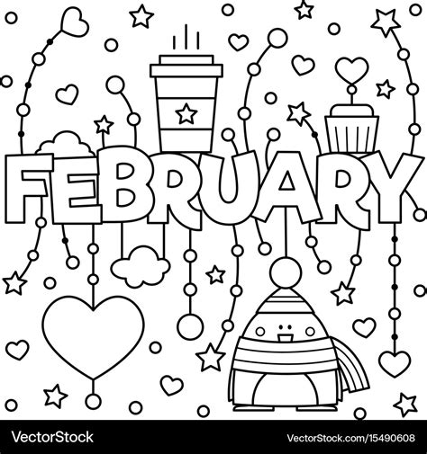 Black and white coloring page Royalty Free Vector Image