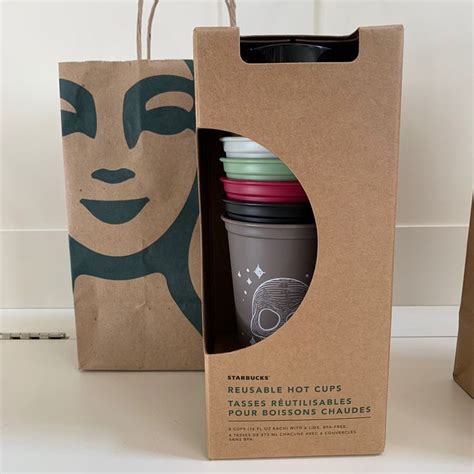 Starbucks Halloween Reusable Cups 6 pack on Mercari | Starbucks ...