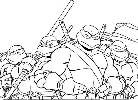 Ninja Turtles Movie Coloring Pages at GetColorings.com | Free printable ...