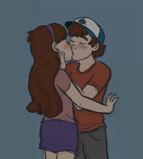 Dipper and Mabel kiss - Gravity Falls Photo (36231179) - Fanpop