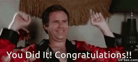 You Did It Congratulations GIF - YouDidIt Congratulations WillFerrell - Discover & Share GIFs