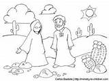 Jesus Overcomes Temptations Coloring Pages And Worksheets  Ministry To sketch template