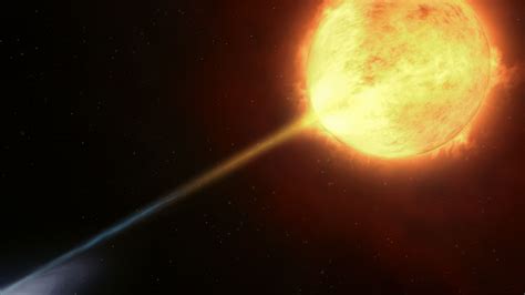 Artist's impression of vampire star | ESO