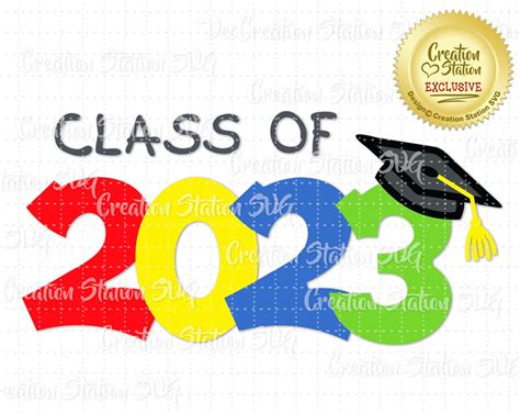 SVG Class of 2023 Graduation Graduate Cap and Gown Cut File - Etsy UK