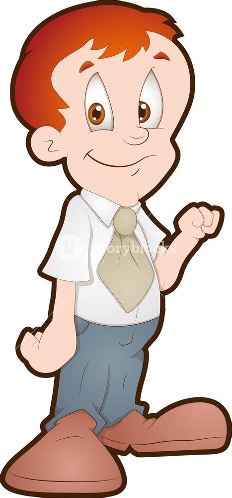 Salesman - Cartoon Character Royalty-Free Stock Image - Storyblocks