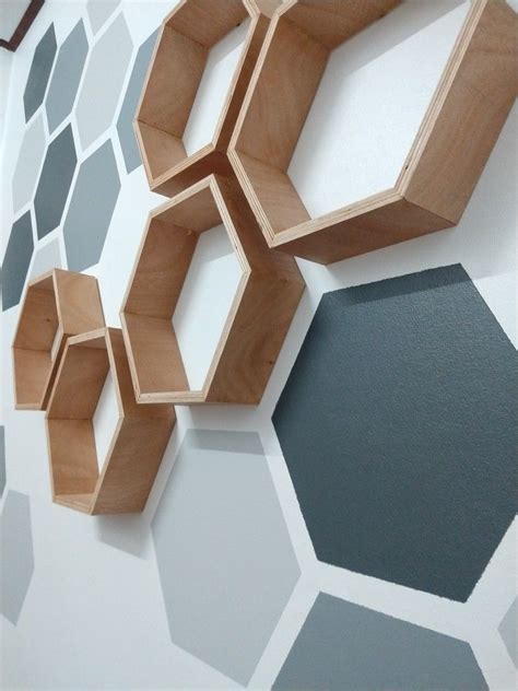 Hexagon shelves | ディスプレイ