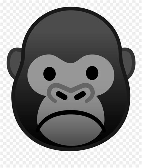 Download Banner Freeuse Download Icon Noto Emoji Animals - Gorilla ...