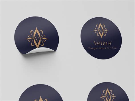 Venue- Hotel Logo Design by Mohamed Momtaz on Dribbble