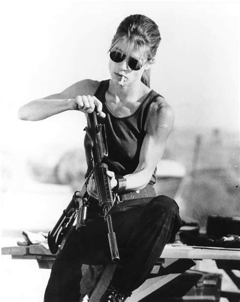 Sarah Connor | Girl guns, Linda hamilton terminator, Sarah connor