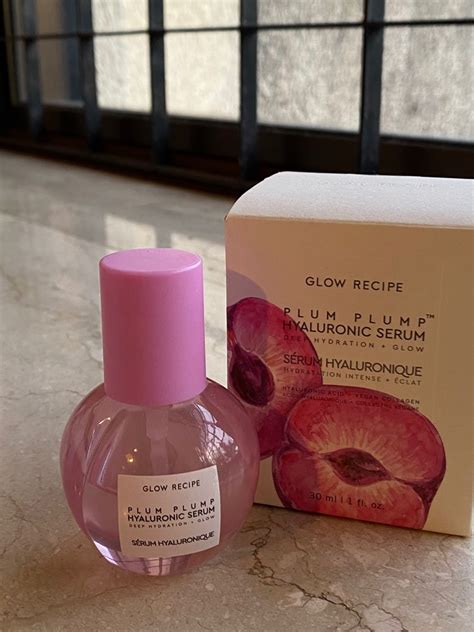 Glow recipe plum plump hyaluronic serum, Beauty & Personal Care, Face, Face Care on Carousell