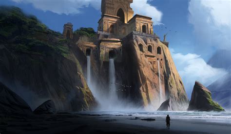 ArtStation - Ruined Temples, Ankush Sharma in 2020 | Fantasy concept art, Environment concept ...