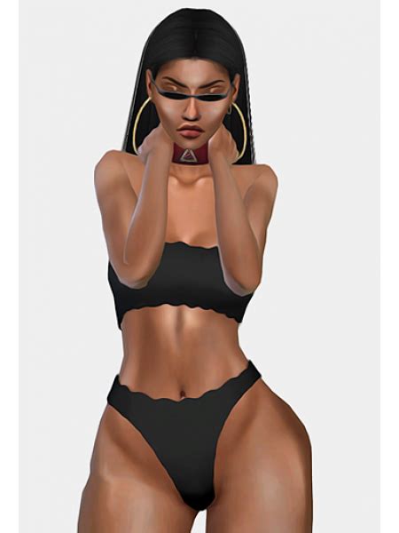 Scallop Bikini by lynx Swimsuits, Bikinis, Swimwear, Scalloped Bikini, Sims 4 Clothing, Ts4 Cc ...