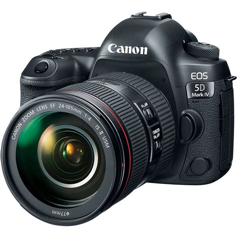 Canon EOS 5D Mark IV DSLR Camera with 24-105mm f/4L II 1483C010