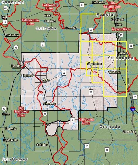 Risk Map - Tallahatchie County