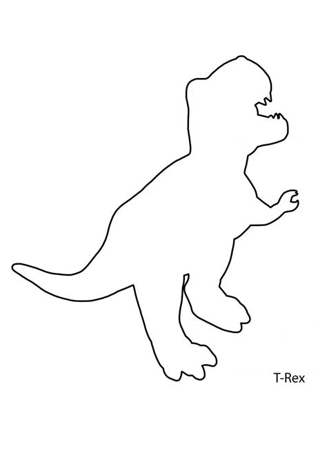 T Rex Stencil Printable