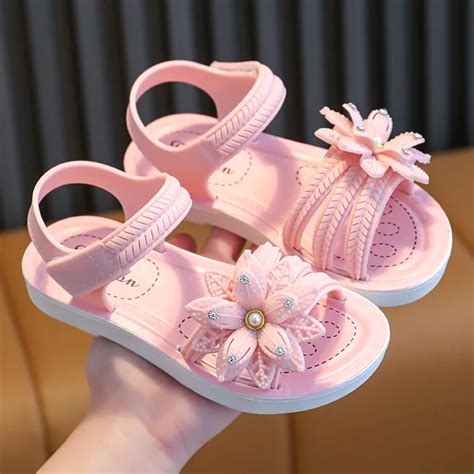 1-8-Years-Summer-Girls-Pink-Sandals-Toddler-Baby-Fashion-Princess ...