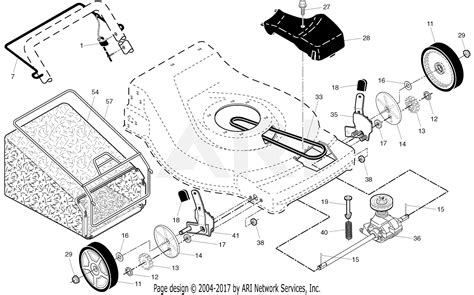 Ariens 961465 (000003 - 999999) Walk Behind Mower Parts Diagram for Main Assembly