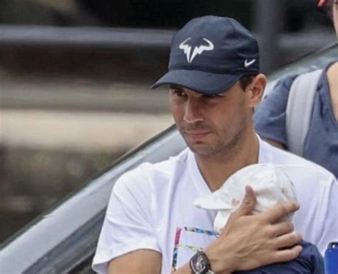 Rafa Nadal’s first photo with his baby