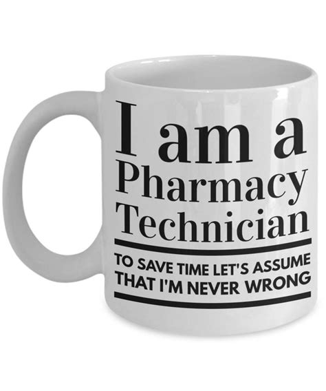 Pharmacy Technician Mug Pharmacy Technician Gifts I Am A | Etsy